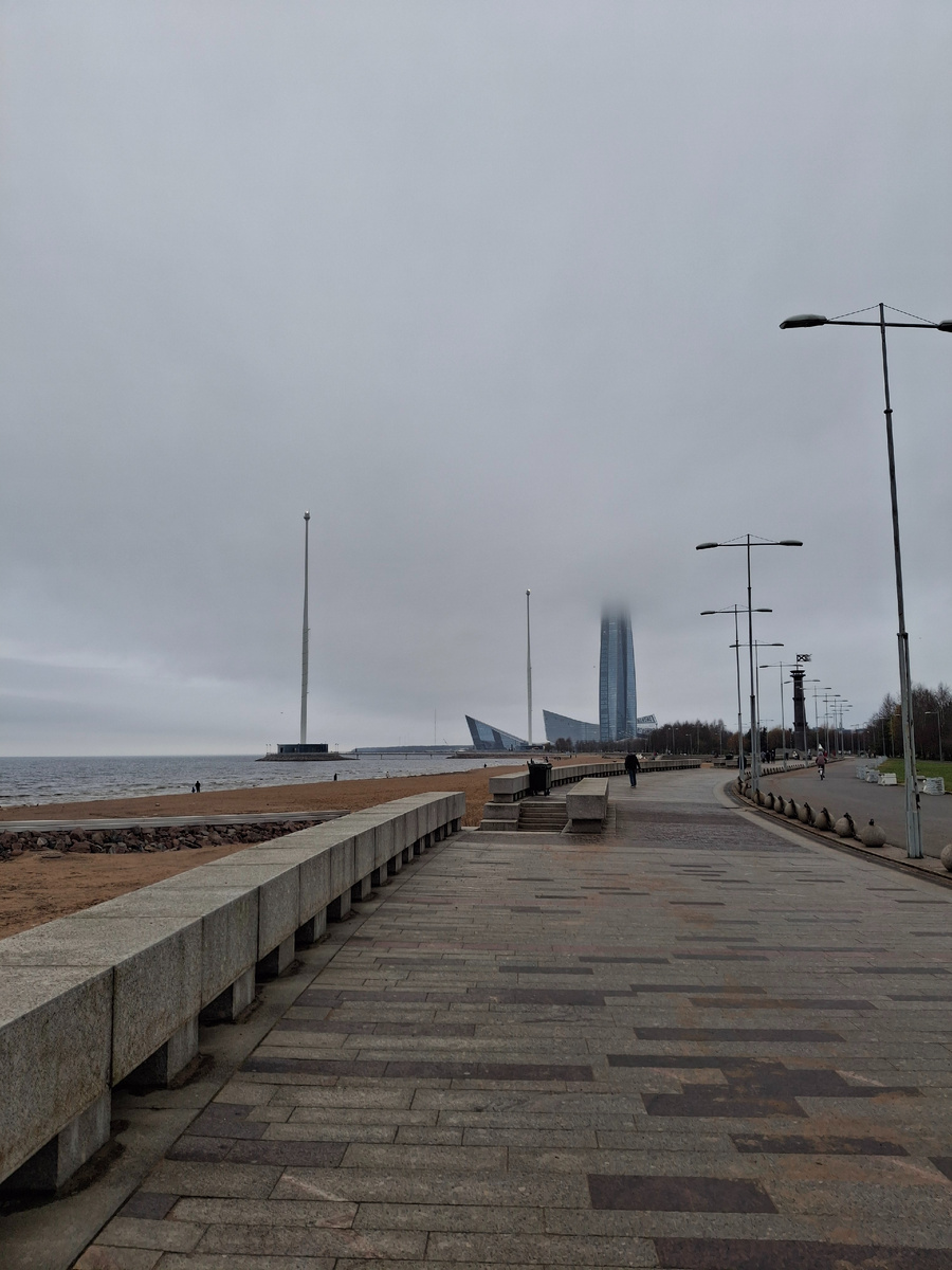 В парке 300-летия Петербурга 30.11.2025.