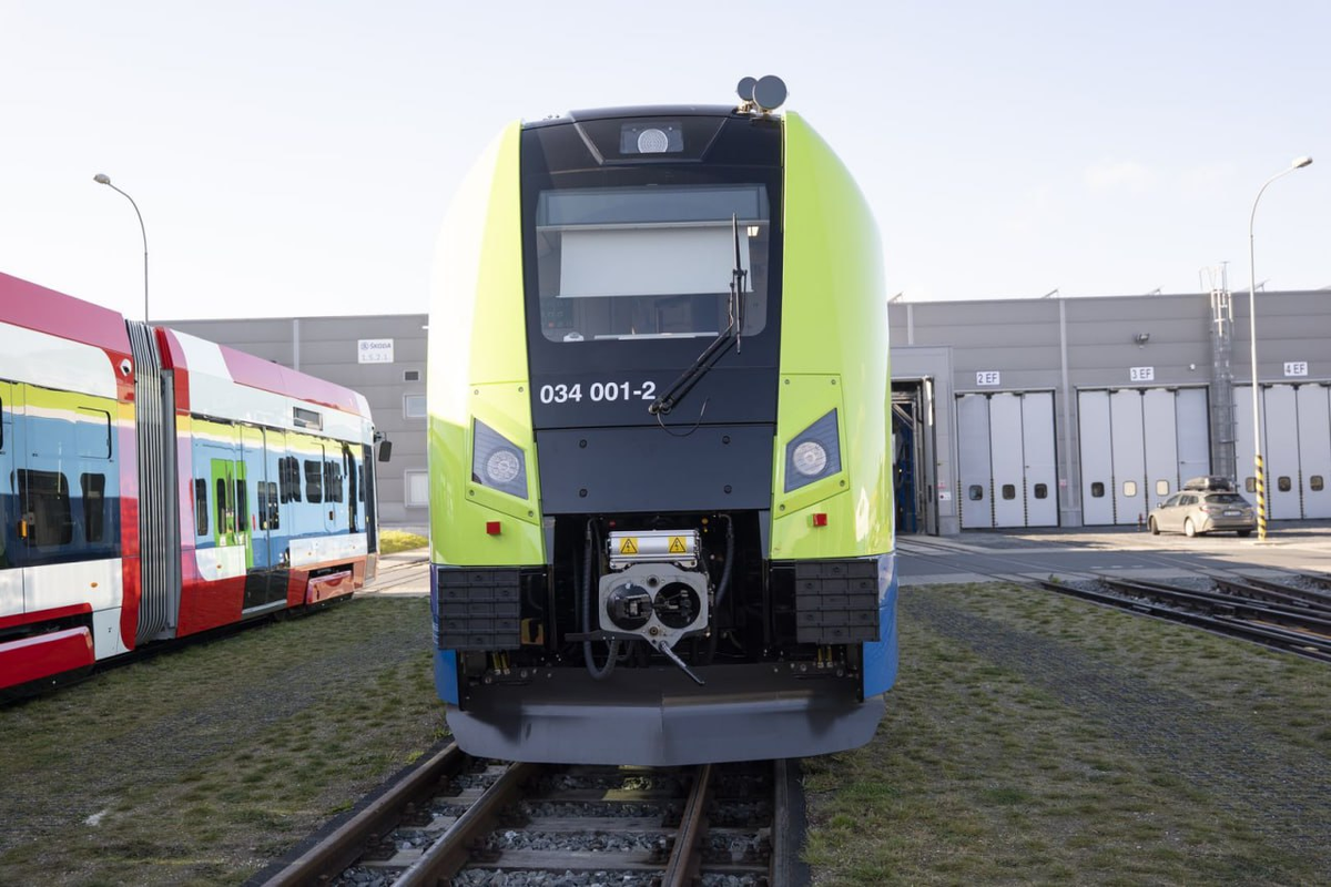 Маска электропоезда производства Skoda Group для Болгарии. Источник: Skoda Group