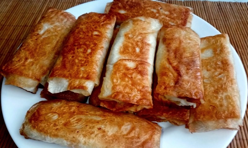 Хрустящие пирожки из лаваша