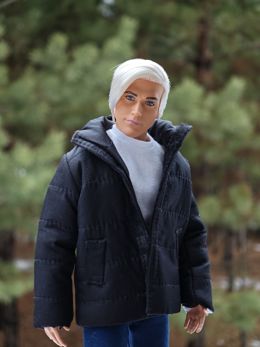 Barbie Ken Райан Гослинг, портретка на роликах