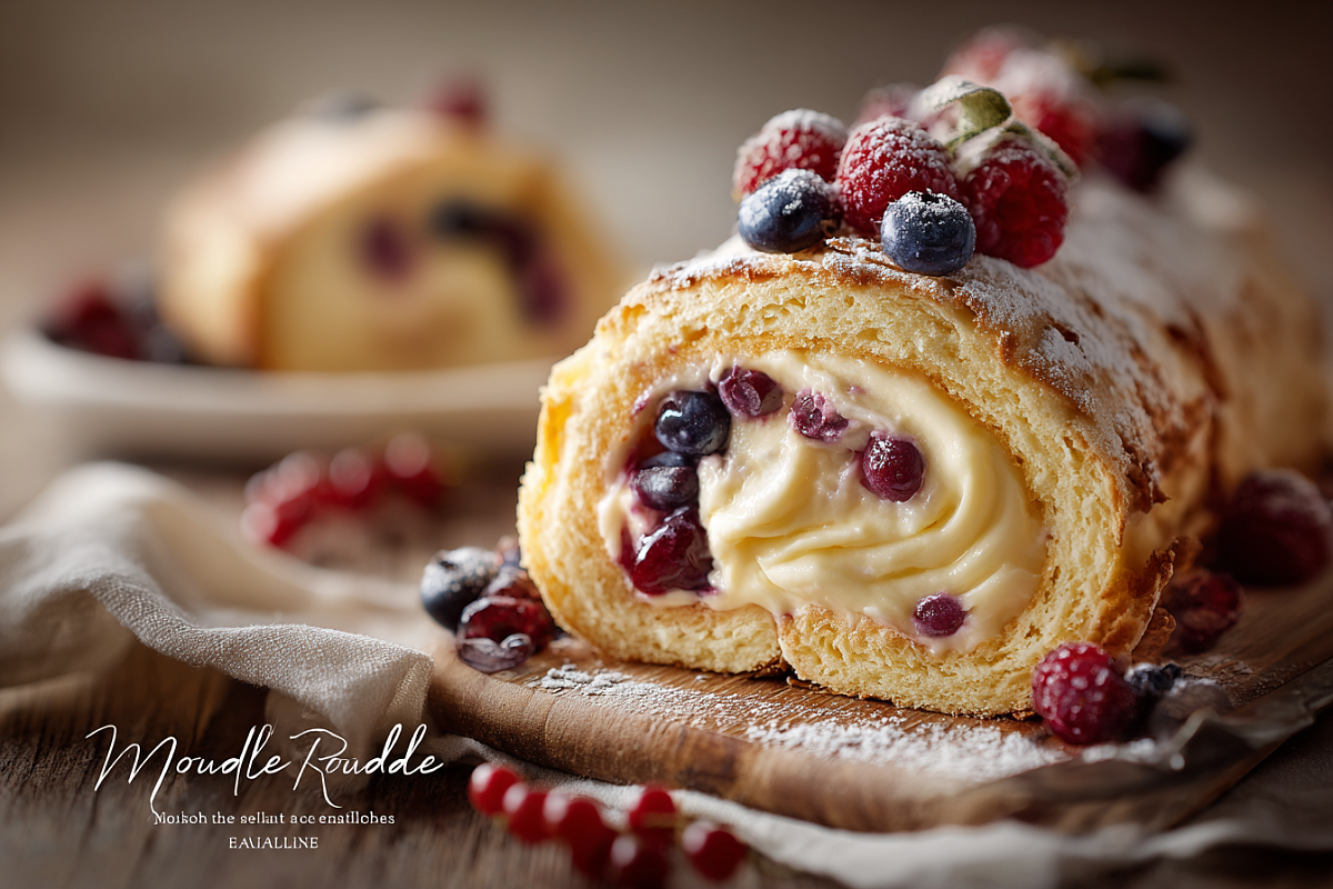    Перед подачей срезаем края, посыпаем сахарной пудрой