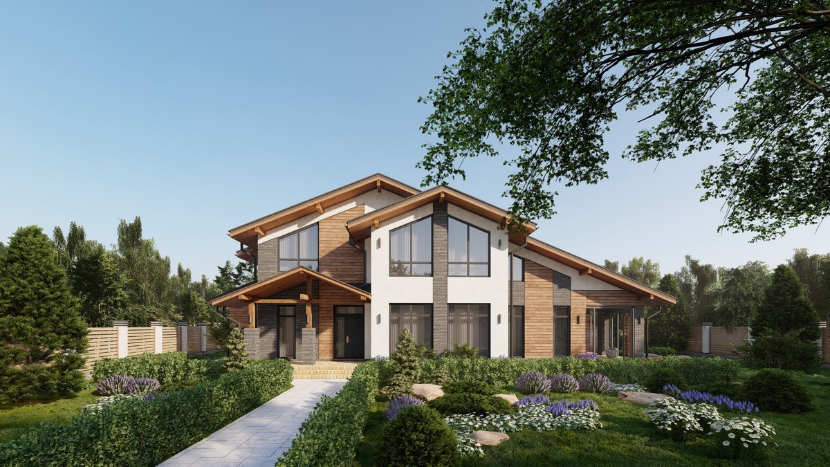 Дом в стиле Шале