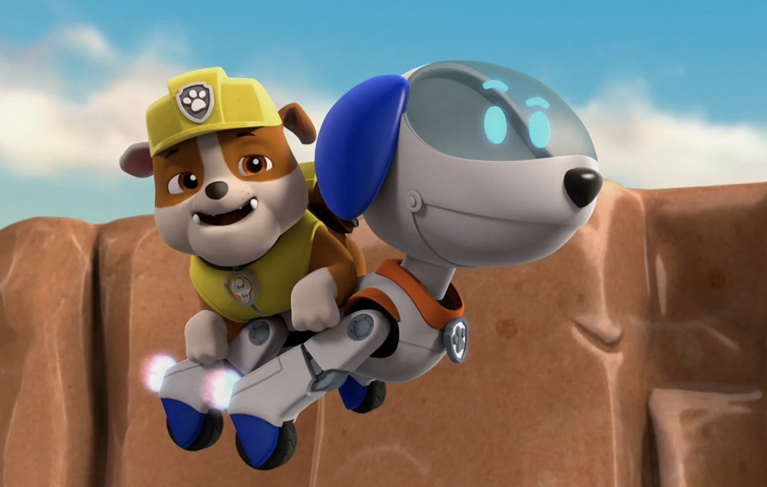 кадр из мультфильма "Щенячий патруль"