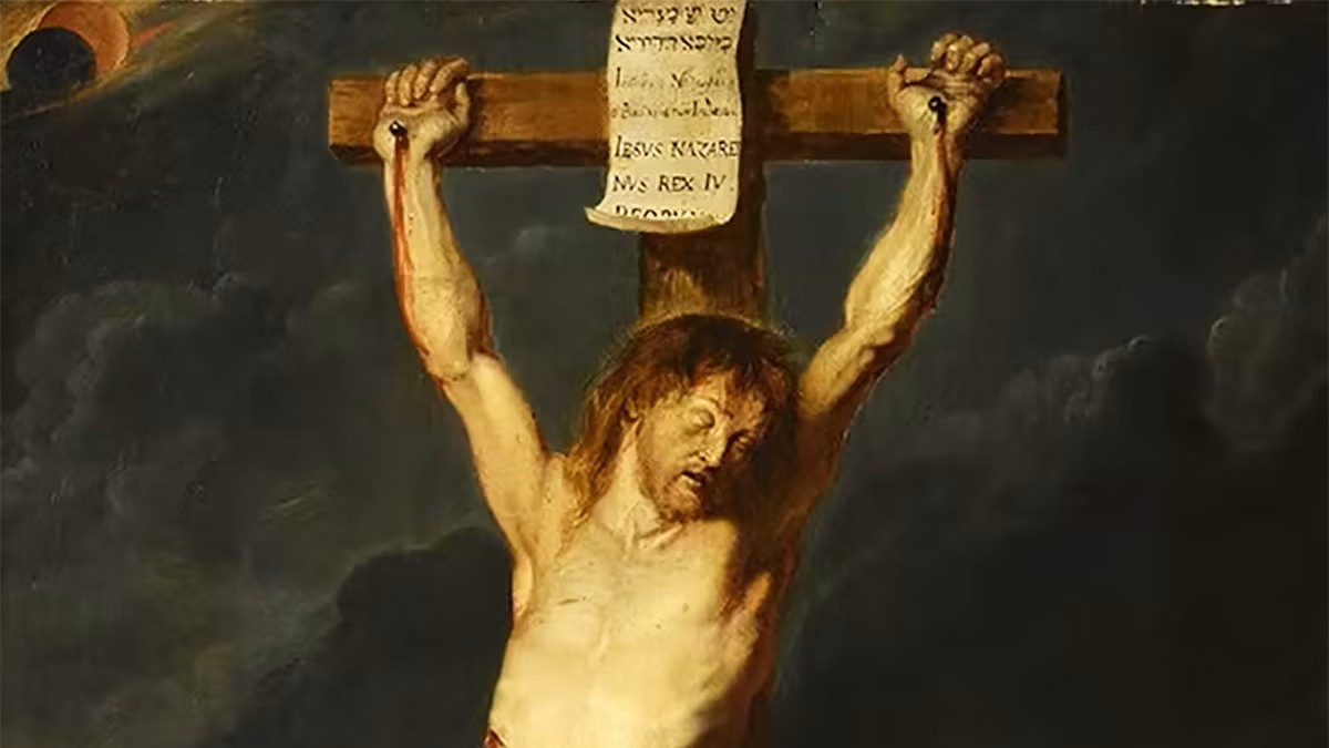     Отрывок картины «Христос на кресте»