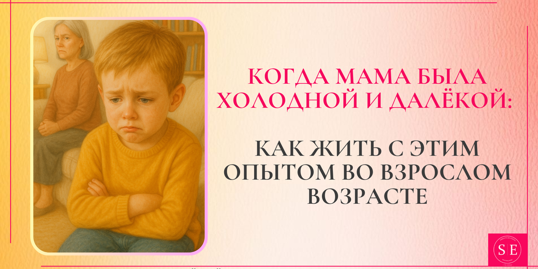 Когда мама была холодной и далёкой: как жить с этим опытом во взрослом возрасте