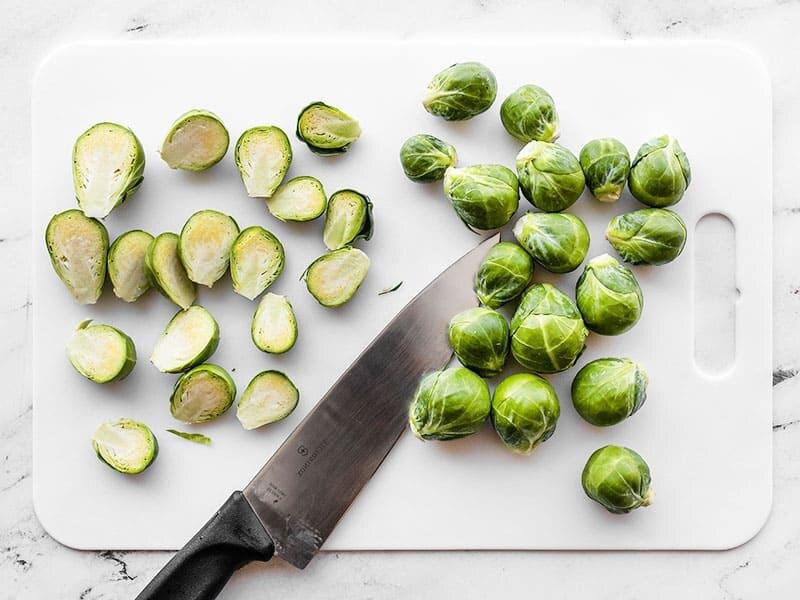 Запеченная капуста брюссельская