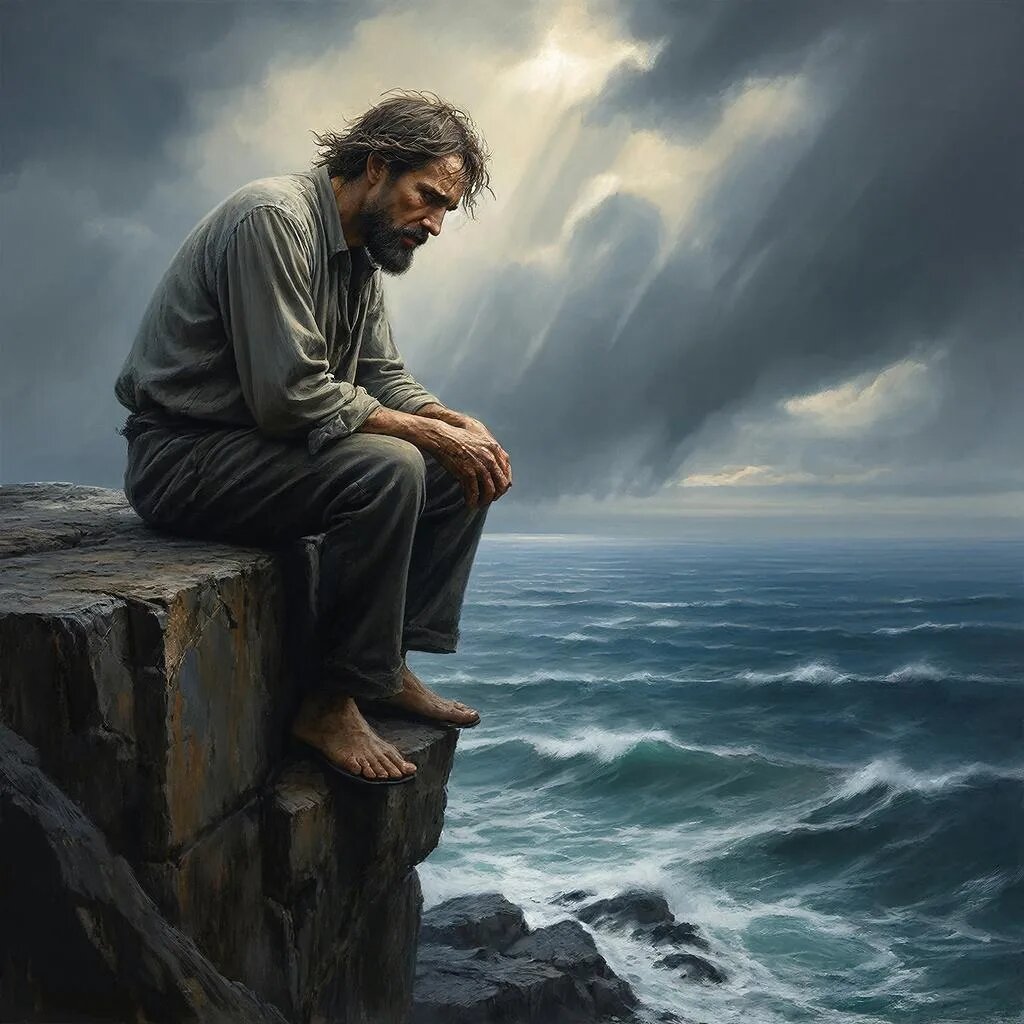 Почему после 50 лет у людей рушится жизнь. Иллюстрация сгенерирована нейросетью