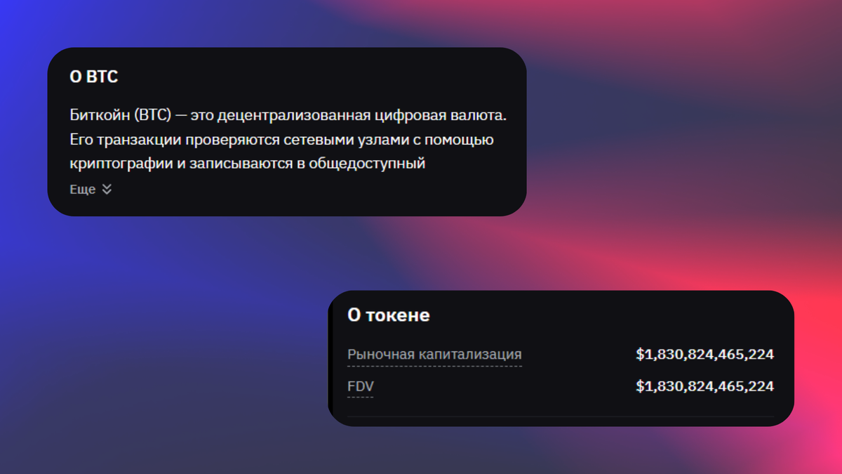 Капитализация биткоина - 1,8 триллиона долларов. Самая крпуная из всех. 