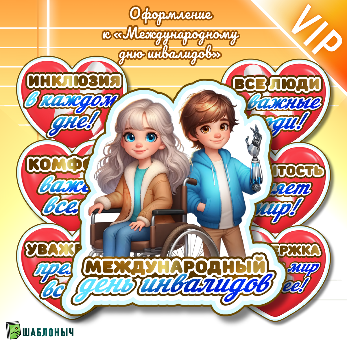 Оформление к «Международному дню инвалидов»