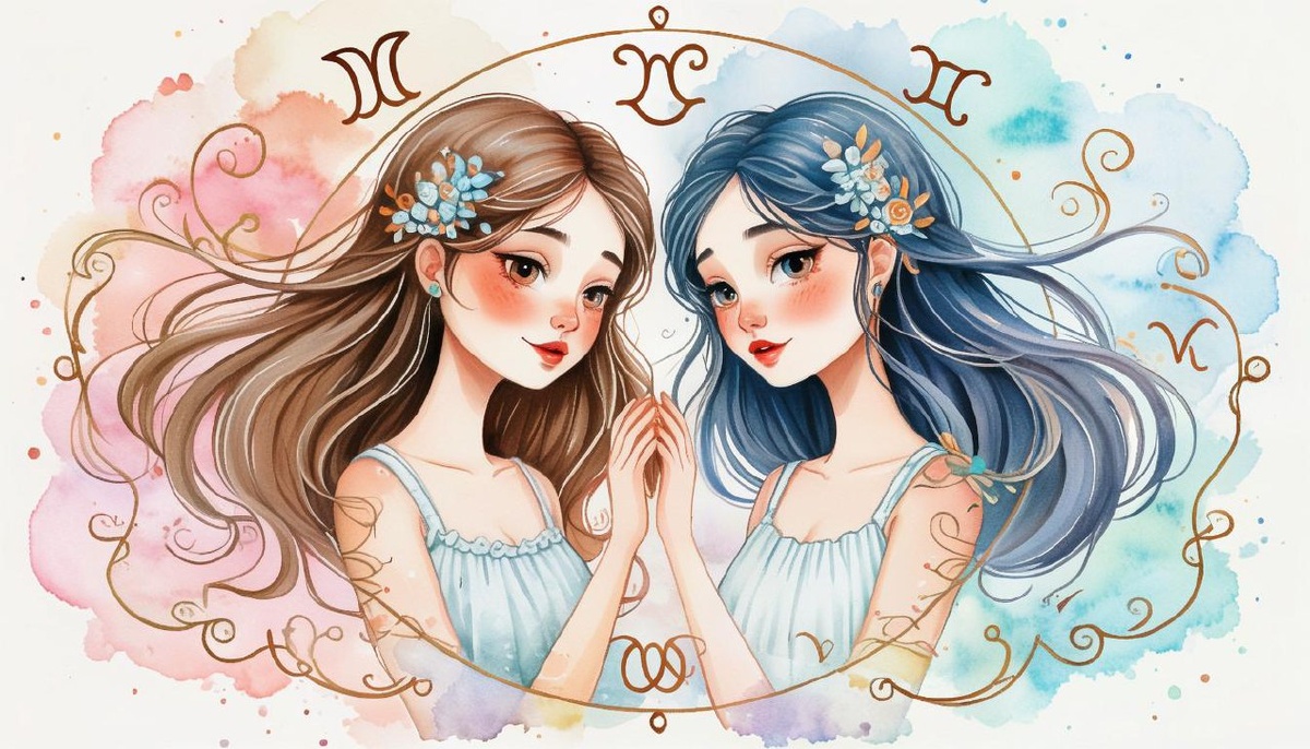 Близнецы. Иллюстрация сгенерирована нейросетью