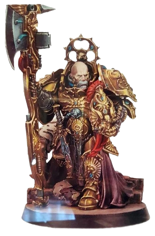 Трибун Иксион Хейл, служивший при защите Императорского Дворца во время осады Терры в 014.M31 (миниатюра)