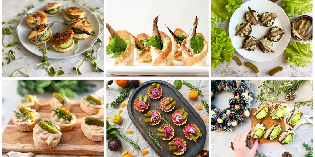 Если классические бутерброды надоели: 6 рецептов со шпротами на праздничный стол