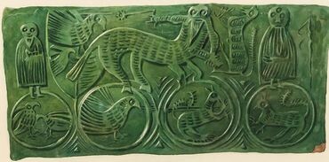 Псковские изразцы. Из открытых источников