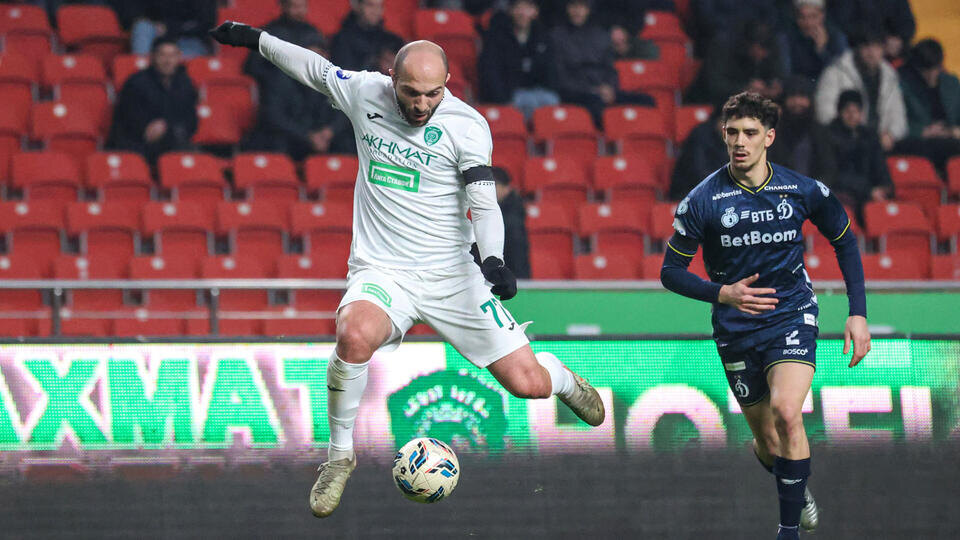    "Динамо" проиграло "Ахмату" в матче чемпионата РФ по футболу t.me/ФК «Ахмат» Грозный