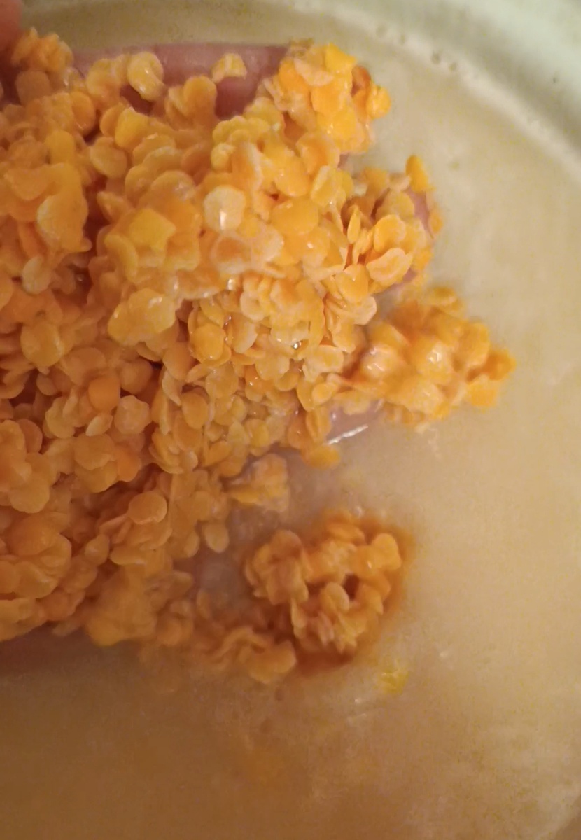 Замачиваем чечевицу