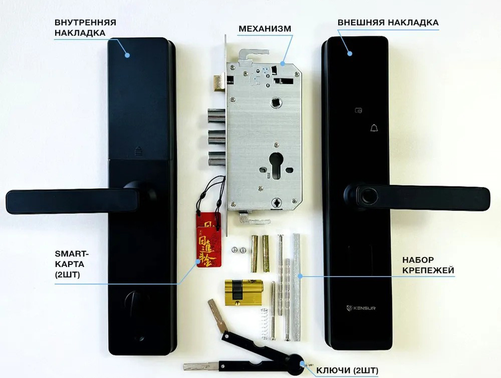 Ключевые преимущества использования биометрических замков в частном доме (Kensur 8A)
