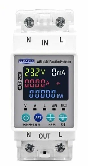 умное Wi-Fi реле TOMZN TOMPD-63SW