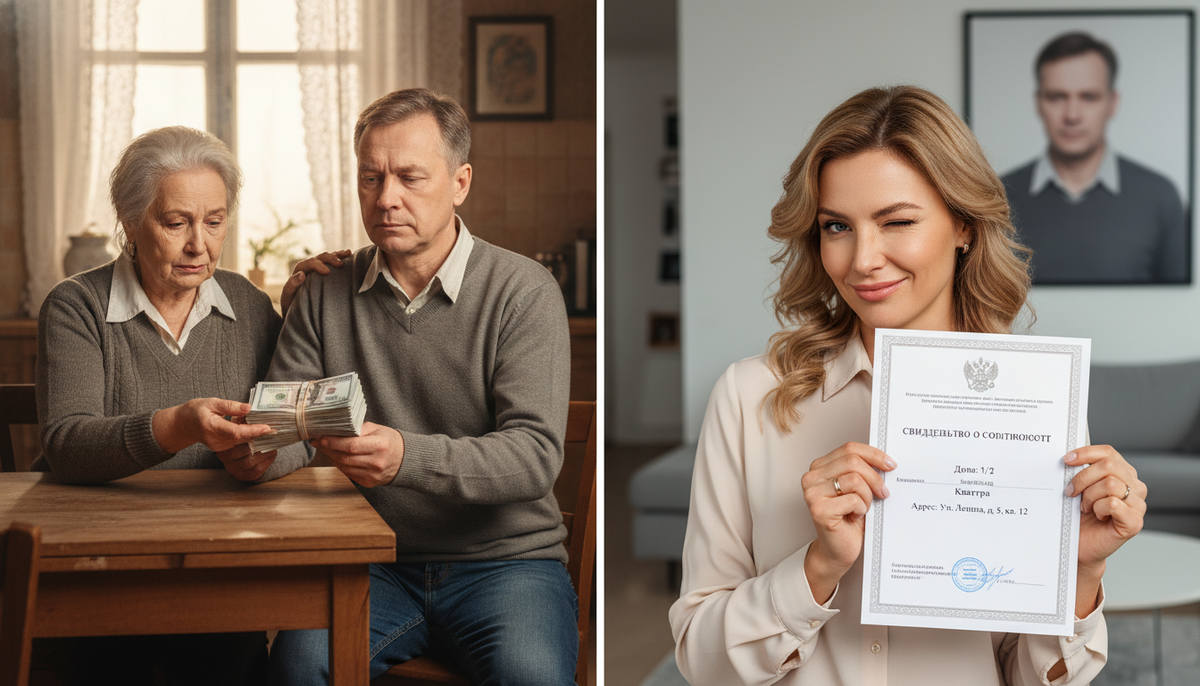 Жена уговорила переписать на себя половину квартиры