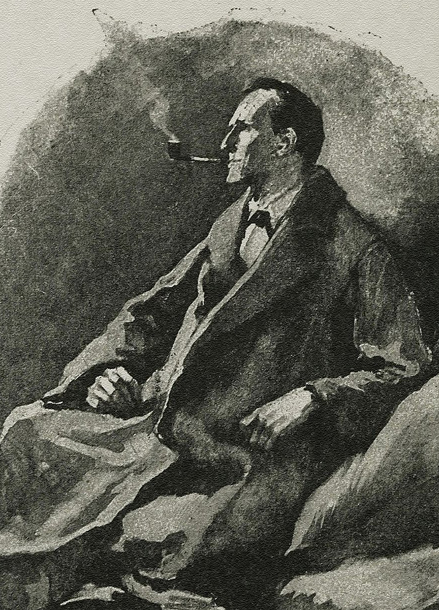 Шерлок Холмс иллюстратора Сидни Эдварда Пэджета, оформившего первые публикации о сыщике в журнале «Strand Magazine». Создал 356 иллюстраций к 38 произведениям Артура Конан Дойла.