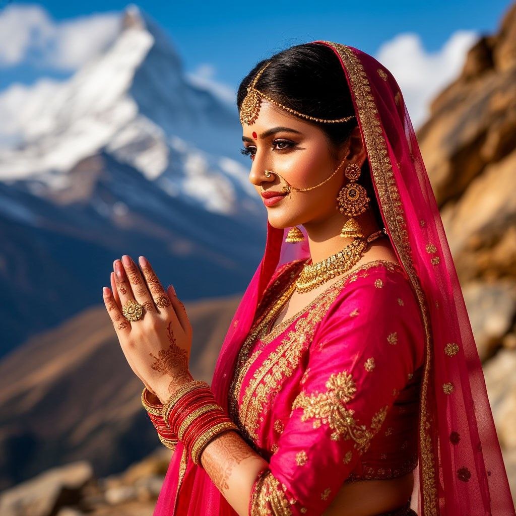 Парвати переводится с санскрита как «Горная», так как она считается дочерью Химавата, владыки гор и персонификации Гималаев. Другие её имена, связанные с горами: Шайладжа («Дочь гор»), Гирираджапутри («Дочь царя гор»). (нейросеть)