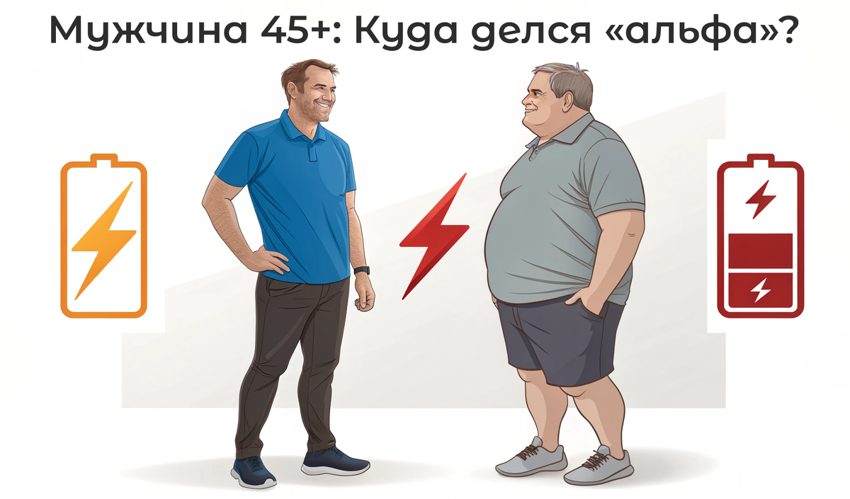 «На полшестого»: связь между вашим животом, диабетом и мужской силой, о которой не всегда говорят терапевты