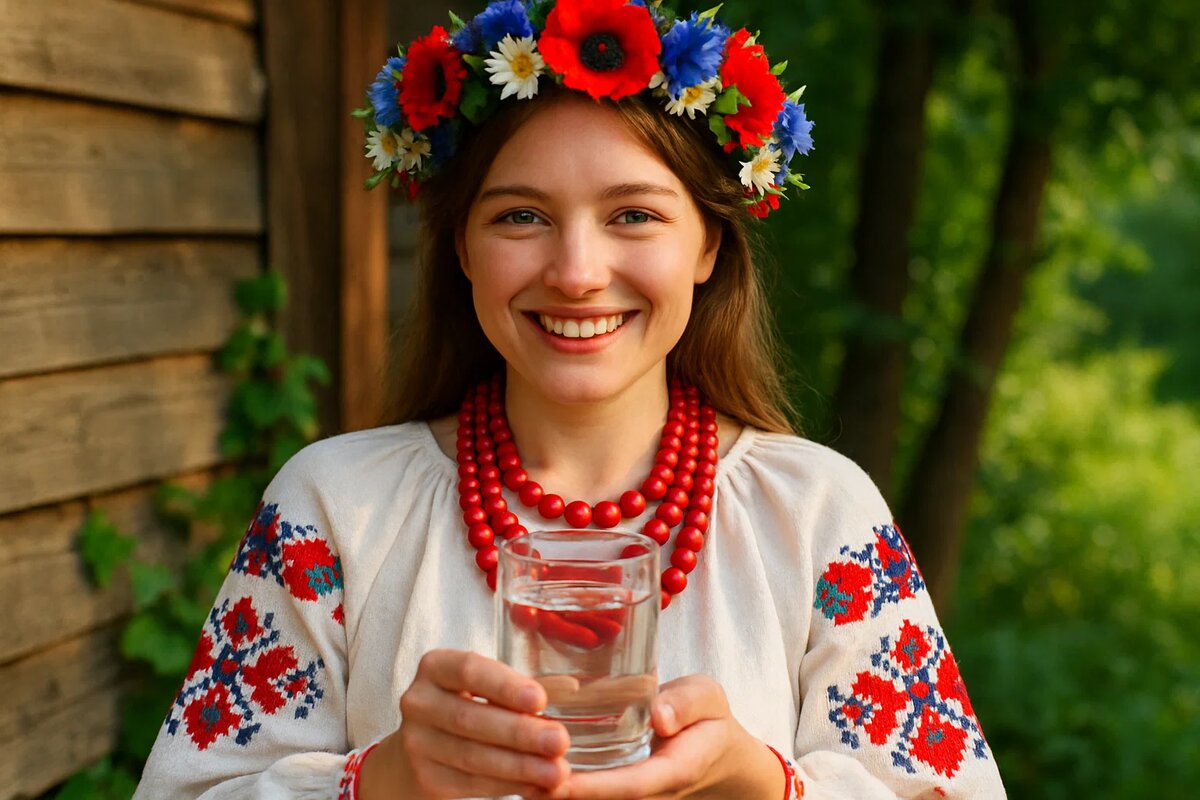 Утро начинается с тишины, света и чистой воды — так женщина возвращает себе спокойный ритм дня.