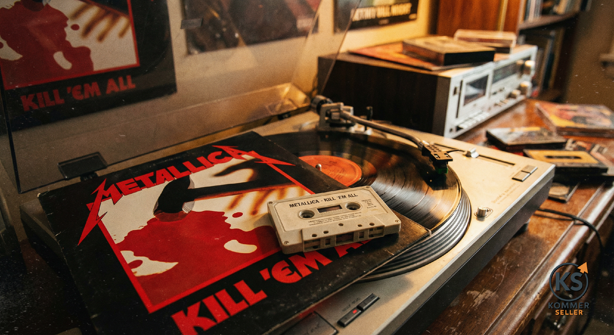 Кассета на виниле Kill 'Em All — символ tape trading эпохи Metallica