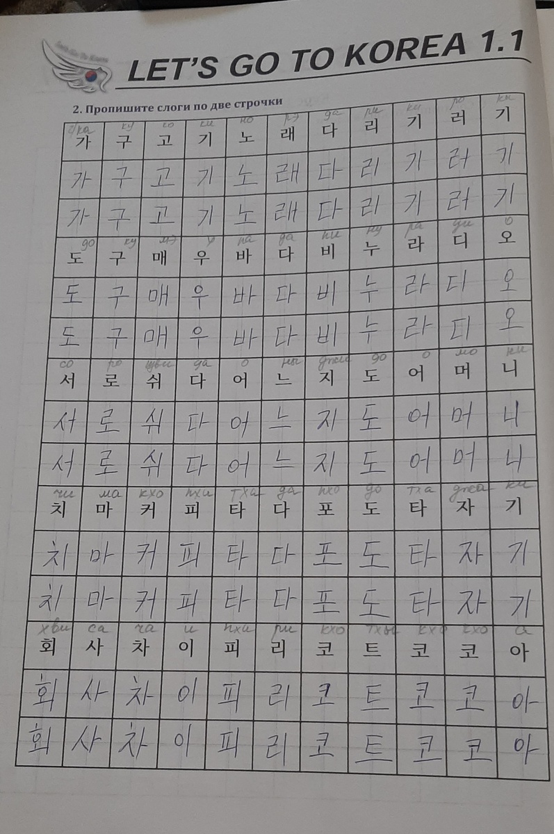 Слоги вот надо было написать) и еще аудио отправить чтения некоторых фраз