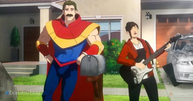    Иллюстрация Феномачо из игры Dispatch