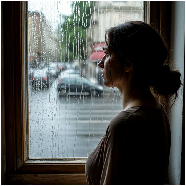 Сгенерировано ИИ- плачут Небеса- плачет Душа.