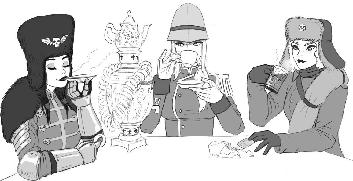 Девочки  вархаммера  от Флика