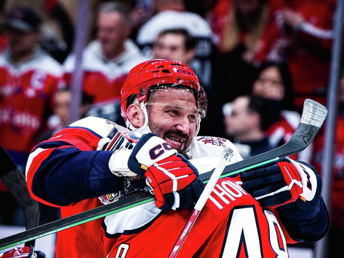    Александр Овечкин© Фото : x.com/capitals
