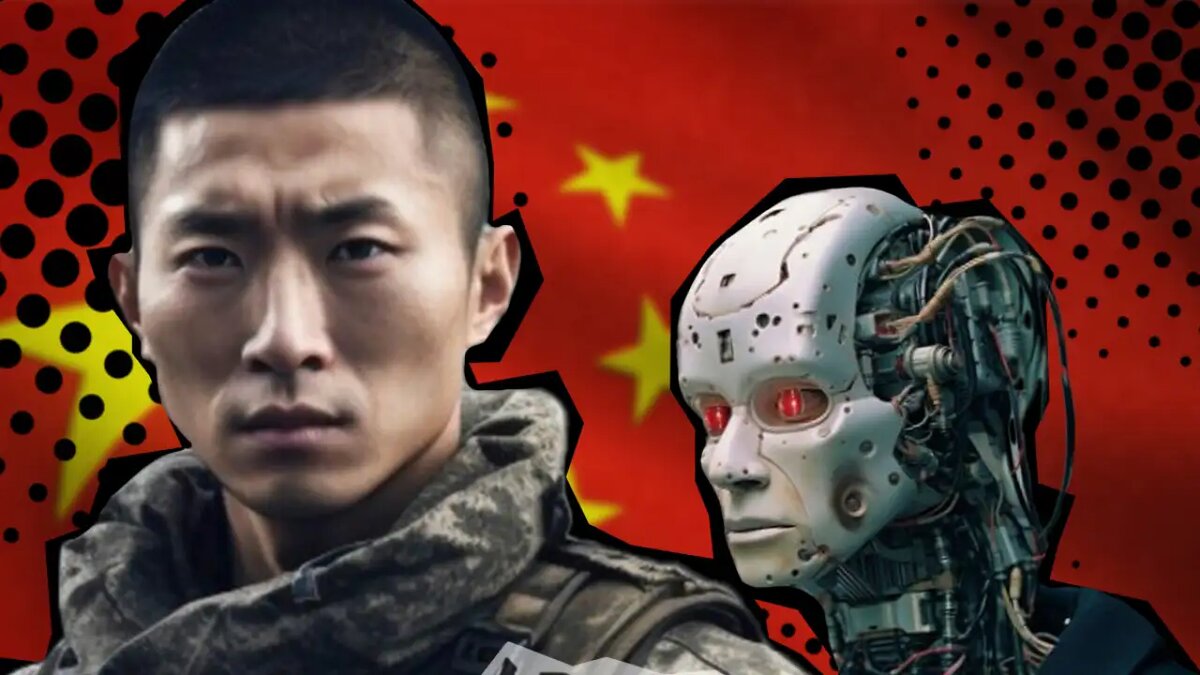    Китай готовится к войне с искусственным интеллектом. © Коллаж / Ridus.ru