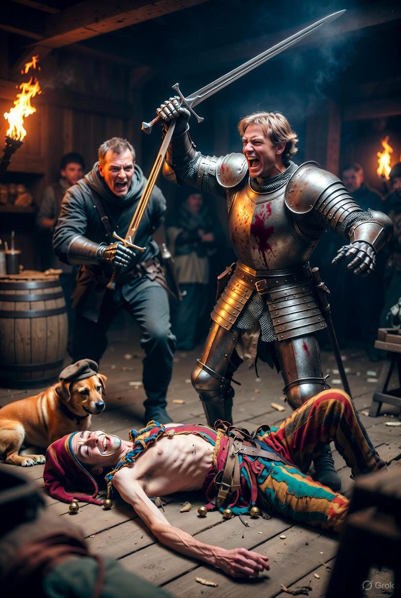 Иллюстрация "Заступник Фигляра" создана сетью Грок