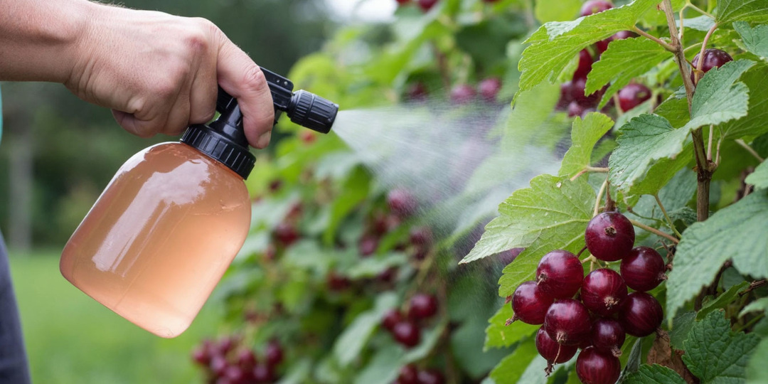 Народный способ защиты смородины: настой луковой шелухи против тли и клещей