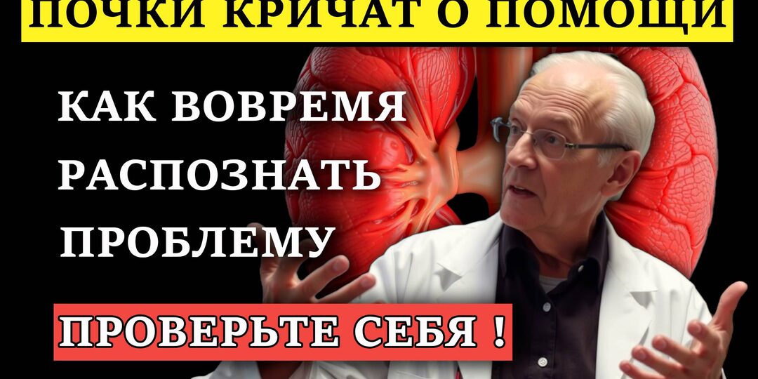 5 Признаков, Что ПОЧКИ Перестают Справляться Со Своей Функцией (чек-лист)