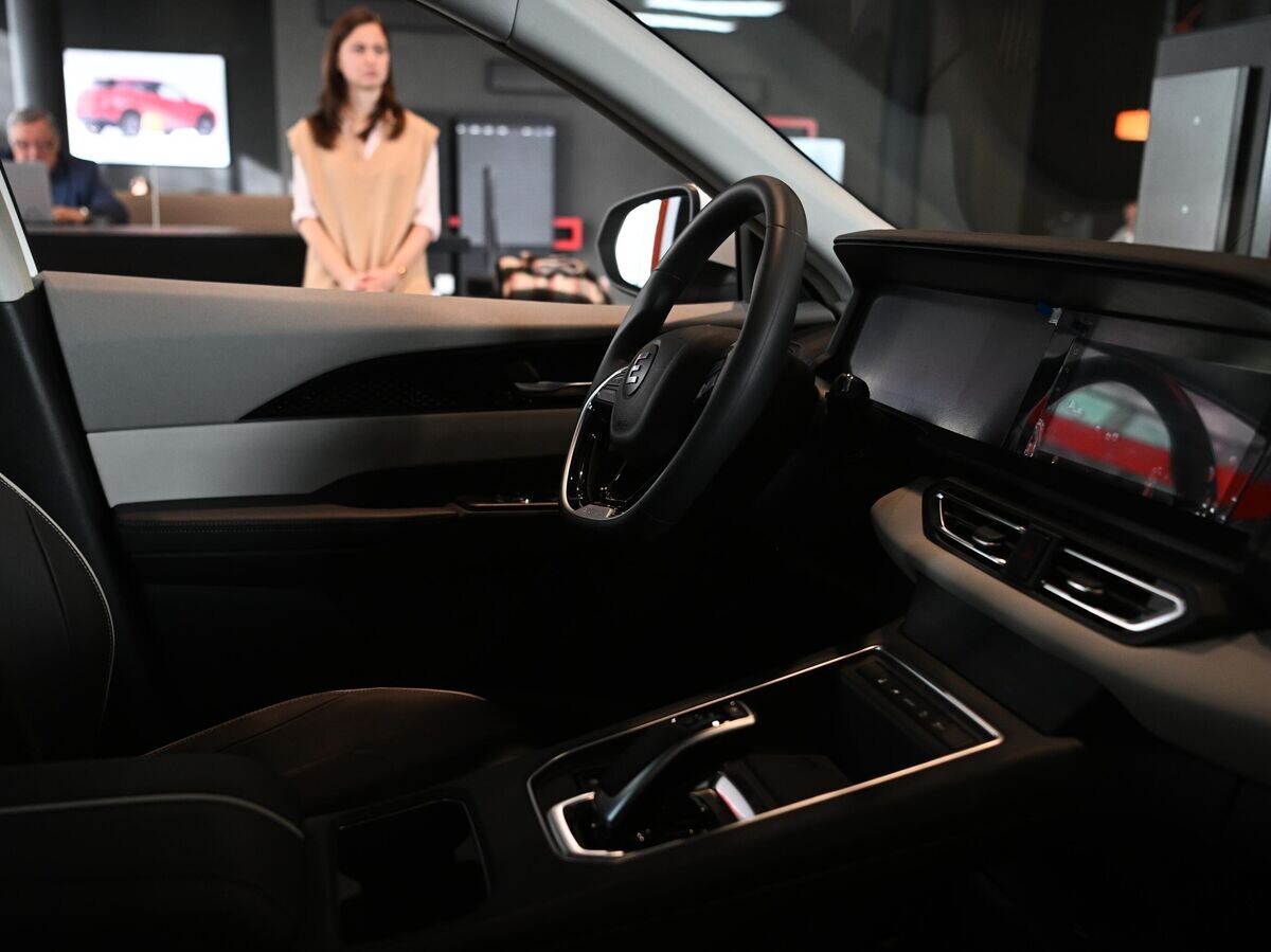    Салон электроседана Evolute i-Pro© РИА Новости / Павел Бедняков