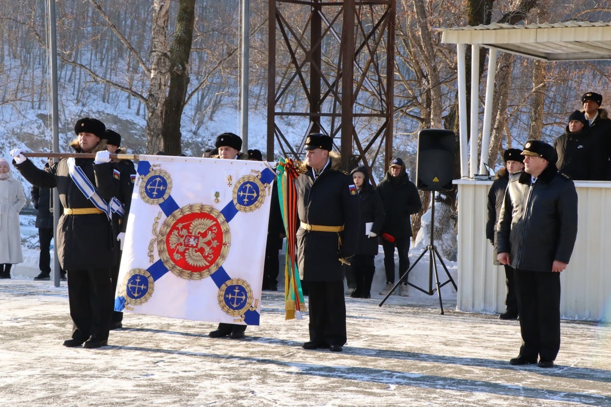 Церемония воссоздания 55 дмп во Владивостоке, 1.12.25