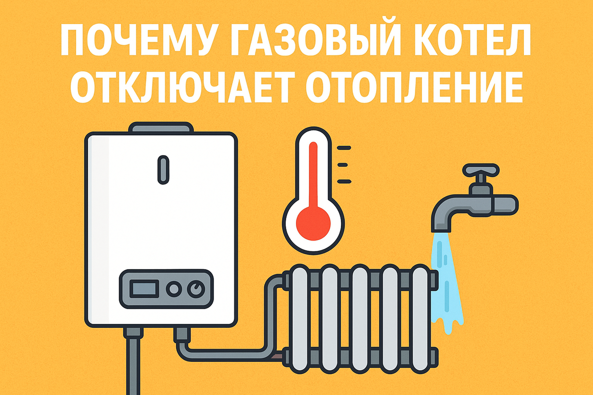 Почему двухконтурный газовый котёл отключает отопление, когда вы включаете горячую воду