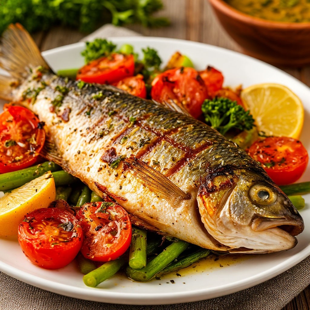 Рецепт рыбы на гриле: