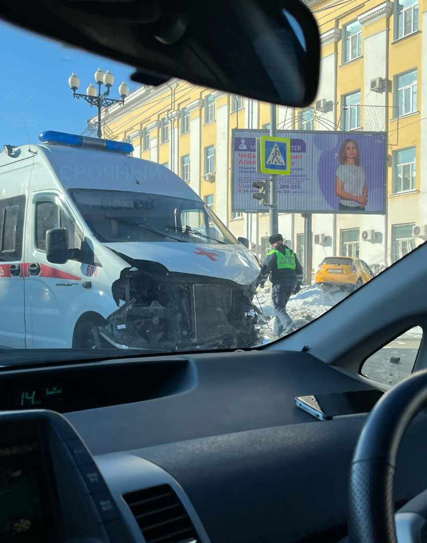 Фото с места ДТП.