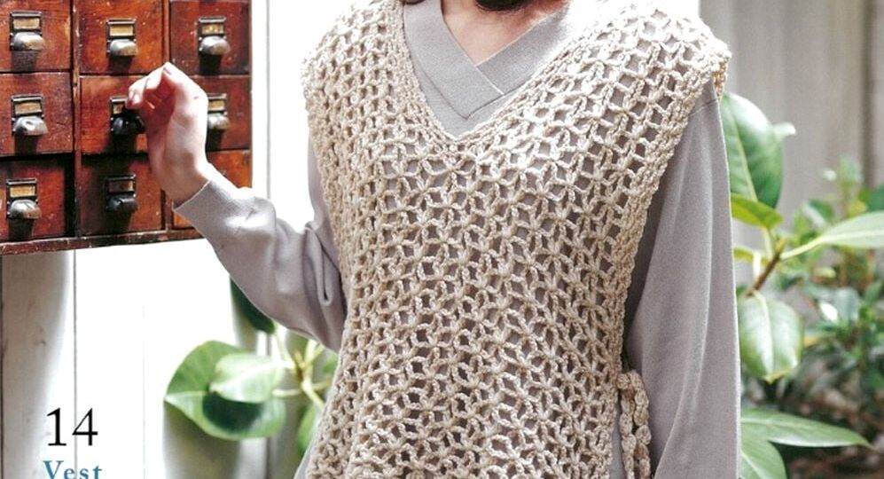 Всё что вяжется быстро! Топы крючком из японских журналов.