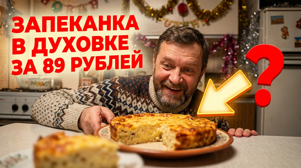 запеканка в духовке за 89 рублей