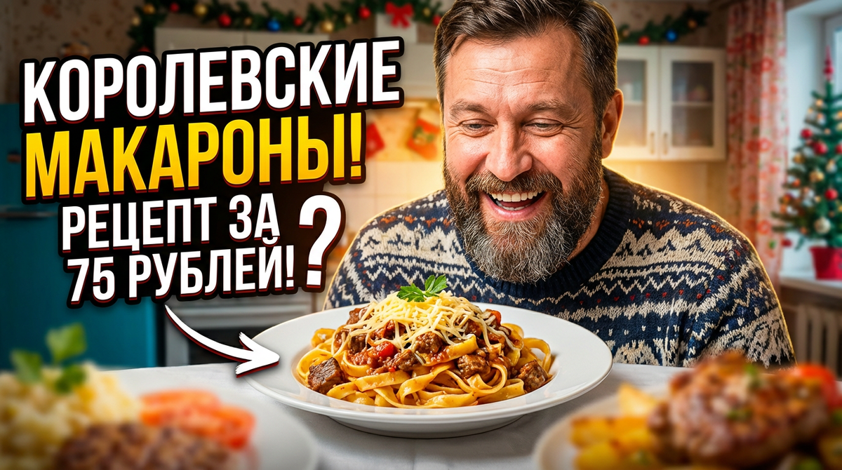 Макароны, которые превратятся в королевское блюдо: рецепт за 75 рублей на человека