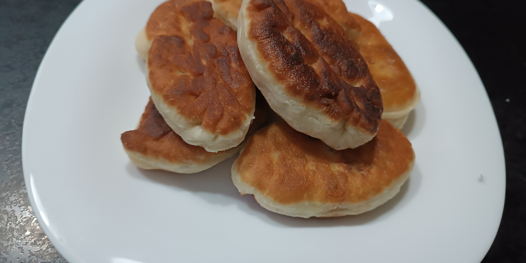 Зима. Пирожки с картошкой и печенкой - как в детстве