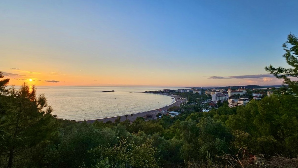 По пути в порт.