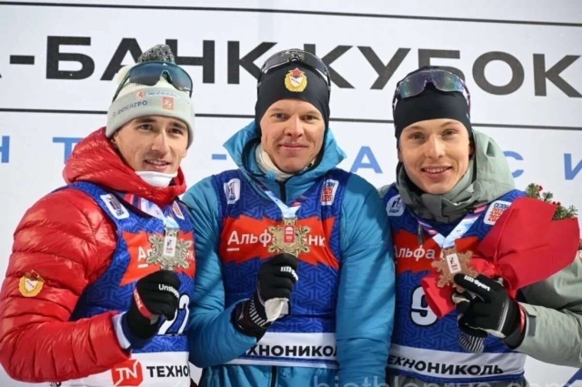    Удмуртский спортсмен стал бронзовым призёром этапа Кубка России по биатлону