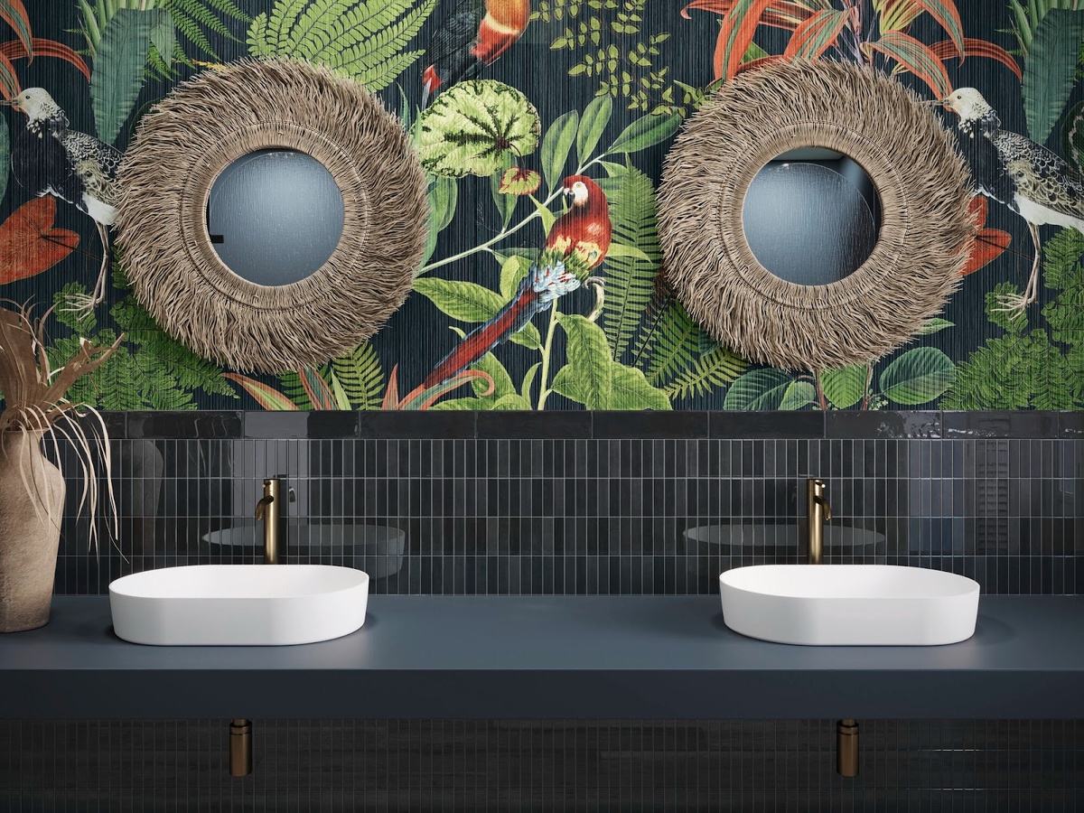 Для создания этого интерьера был использован керамогранит бренда APE Grupo, коллекция Atelier. В GLOBUS CERAMICA можно купить отделочные материалы из последних коллекций этого производителя