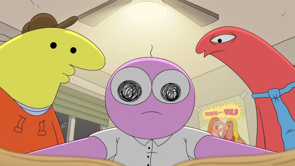    Кадр из сериала «Улыбающиеся друзья»