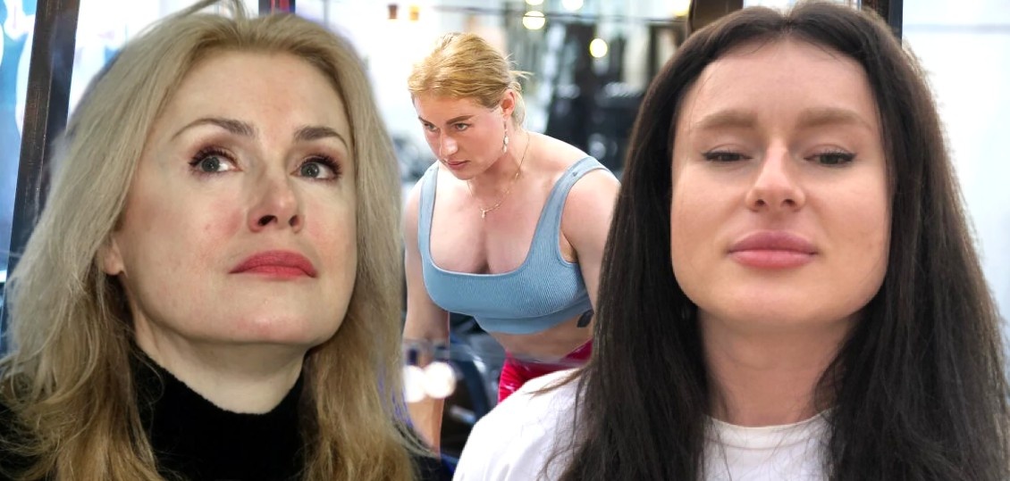 на фото Мария Шукшина с дочкой Анной